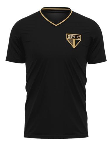 Camiseta São Paulo Masculina Preta Oficial Licenciada